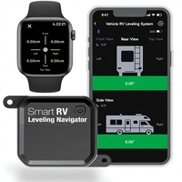 Système de nivellement sans fil pour camping-car, mesures de nivellement précises en temps réel via application téléphonique/montre, navigateur de nivellement pour camping-cars et remorques