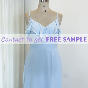 TEENYEE Qualité Choix Volants En Cascade A-ligne Bleu Couleur Femmes Dame Robes De Demoiselle D'honneur Robes Pour Femmes Robes De Soirée - Product Image 4