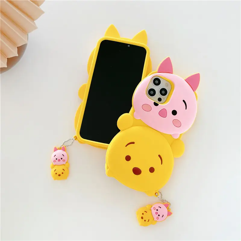 3D Cool Luxury Monsters University Pig Cartoon Screen Protector western cell phone case for iphone 7/6/6s 8 x plus