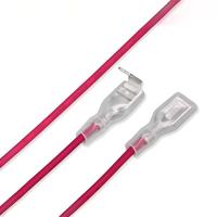Kabel Harness dengan Terminal Spade Betina Lurus & Terminal Spade Jantan 90 Derajat & Sepatu Isolasi Transparan untuk Refrigerasi