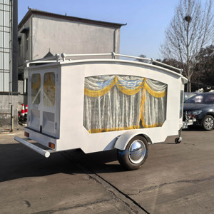 Lujosa Limusina Fúnebre Eléctrica Personalizada con Estructura de Acero y 4 Ruedas en Venta - Product Image 5