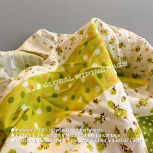 Trapos de Limpieza Industriales y Marinos de Algodón, Prendidos a Presión, de 1 kg, de Colores, en Trozos Cortados - Product Image 4