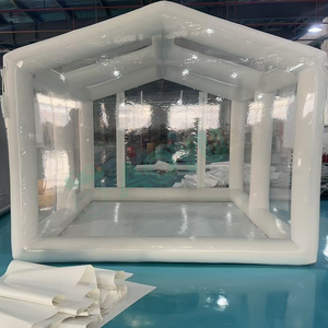 Aoyu tùy chỉnh khổng lồ không thấm nước trắng PVC trang trí đám cưới không khí Lều di động ngoài trời gấp Inflatable với logo cho bán - Product Image 1