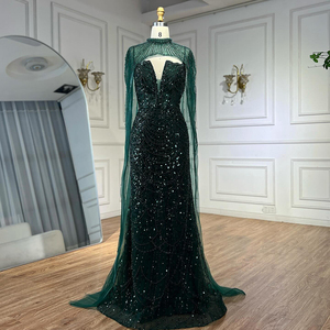 Vestido <span class=keywords><strong>de</strong></span> Noche Serene Hill LA72189A, <span class=keywords><strong>Vestidos</strong></span> <span class=keywords><strong>de</strong></span> Lujo con Cuentas <span class=keywords><strong>de</strong></span> Perlas Color Nude y Cola <span class=keywords><strong>de</strong></span> Tul para Mujer, Ocasiones Formales 2026 - Product Image 4