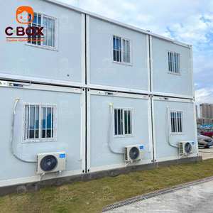 Cbox Construction rapide Bâtiment de bureau préfabriqué à deux étages Maisons modulaires minuscules Dortoir pour travailleurs Maison préfabriquée en conteneur - Product Image 3