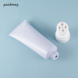 Tube souple PE 100 ml avec applicateur brosse et bille roulante – Emballage vide pour nettoyant visage et gel lavant, Fabricant - Product Image 3
