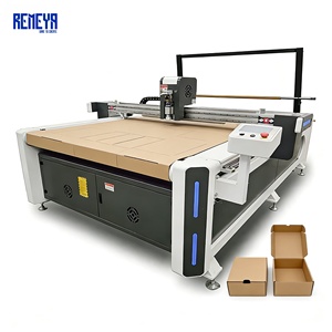 เครื่องตัดใบมีดสั่น CNC สำหรับตัดกล่องลูกฟูกแบบหลายชั้น พร้อมระบบควบคุมหลายชั้นและการปรับความหนา REMEYA - Product Image 1