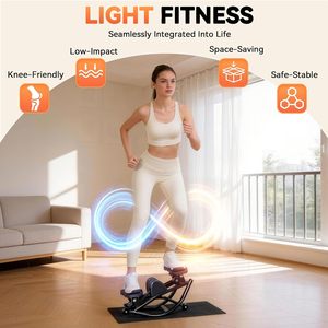 Appareil de fitness à bascule latérale RS Home Gym Rock <span class=keywords><strong>Stepper</strong></span> avec affichage numérique et suivi du temps pour exercices des jambes et abdominaux - Product Image 3