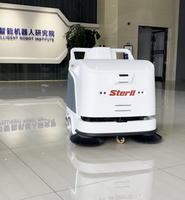 Machine de nettoyage de sols intelligente commerciale, robot industriel extérieur pour le nettoyage, machine de lavage et de balayage intelligente