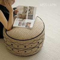 MISSLAPIN Tabourets de pied Ottoman Tabourets de pied Petit tabouret de pied pour le pouf de salon