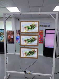Panel de pared LED para interiores, pantalla <span class=keywords><strong>LCD</strong></span> FHD, juego de pantalla publicitaria para ventana, 1/2/3/4 Uds., señalización Digital, medios, tiendas minoristas, aeropuertos - Product Image 5