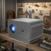 T300 Home Version Android Téléphone portable HD 2K Projecteur sans fil LED Lampes LCD Batterie Projecteur cinéma maison transfrontalier Stock
