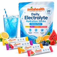 Poudre d'hydratation électrolytique certifiée sous marque blanche, 5 minéraux, 11 vitamines, sans sucre, sans cruauté animale, pour l'énergie sportive et la récupération musculaire
