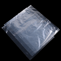Sac à fermeture éclair transparent mat personnalisé sac d'emballage givré en plastique zip-lock pour vêtement