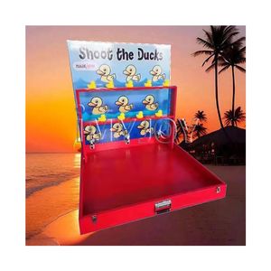 Parque de atracciones, cabina de Carnaval callejero, juego de disparos interactivo, actividades, accesorios, lanzar pelota, golpear, juego de pato pequeño - Product Image 3