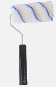 Rullo per Pittura Industriale Personalizzabile da 4, 6, 8, 9 Pollici con Strisce Bianche e Arancioni, Manico in Plastica - Product Image 5