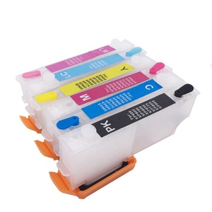 Vente d'usine T277XL1 cartouche rechargeable T2771-T2776 avec puce de réinitialisation pour <span class=keywords><strong>Epson</strong></span> <span class=keywords><strong>XP</strong></span>-<span class=keywords><strong>850</strong></span> <span class=keywords><strong>XP</strong></span>-950 <span class=keywords><strong>XP</strong></span>-860 <span class=keywords><strong>XP</strong></span>-960 XP850 XP950 XP86 - Product Image 2
