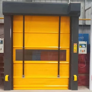 Porta Automatica a Chiusura Rapida per Magazzino, in PVC, Costruzione in Acciaio, Apertura a Rullo, Design Moderno, Porta Personalizzata - Product Image 2