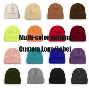 Bonnets d'hiver en acrylique vierge de haute qualité, tricotés, personnalisables avec logo brodé - Product Image 4