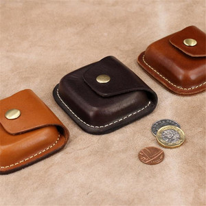 Shaped leather lighter case/protective cover, lighter <b>storage</b> bag/<b>box</b>, <b>mini</b> coin purse - Product Image 3