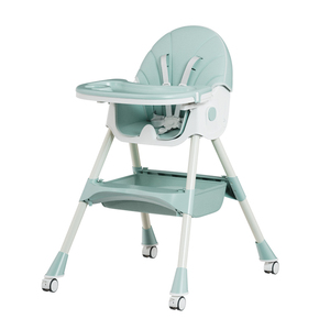 <span class=keywords><strong>Chaise</strong></span> haute confortable pour bébé et enfant, 4 en 1, avec hauteur réglable, pliable, <span class=keywords><strong>chaise</strong></span> de repas pour bébé avec roulettes - Product Image 1