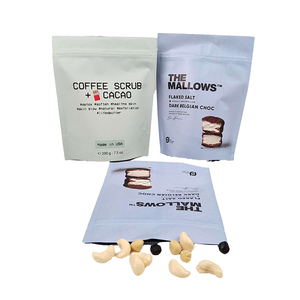 Passen Sie natürlich aromatisierte Bäckerei produkte an, die braunen Zucker-Zimt-Stand-up-Beutel-Pulver beutel mit Fenster reiß verschluss verpacken - Product Image 1