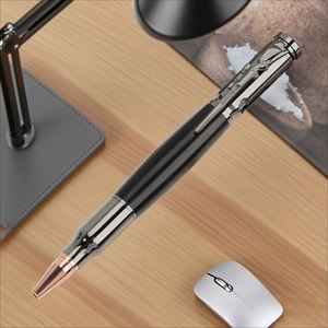 High Quality Custom Logo Luxury Metal Ballpoint <b>Pen</b> Unique Gun Shape Clip Design <b>Pen</b> for Stationery Writing and School Supplies - Product Image 5