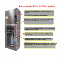 Machine de remplissage pneumatique semi-automatique pour canettes et bouteilles en plastique, facile à utiliser, haute efficacité