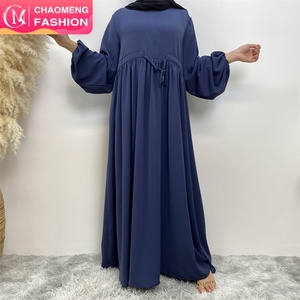 6692 #   Último Diseño de Vestido Musulmán para Niñas, Abaya, Vestido Musulmán para Mujer, Vestidos de Noche de Manga Larga para Ramadán, Alta Calidad, Nida - Product Image 1