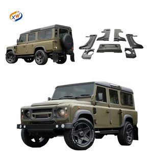 Kit Paraurti per <span class=keywords><strong>Defender</strong></span> 90110 Wide Body, Parafanghi Anteriori e Posteriori, Griglia, Cofano Motore, Nuovo Accessorio per Auto - Product Image 1