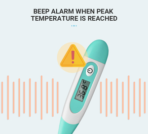 Thermomètre numérique d'usine en ABS, étanche, pour usage buccal, mesure de la température corporelle basale, planification familiale, fertilité, <span class=keywords><strong>ovulation</strong></span> - Product Image 4