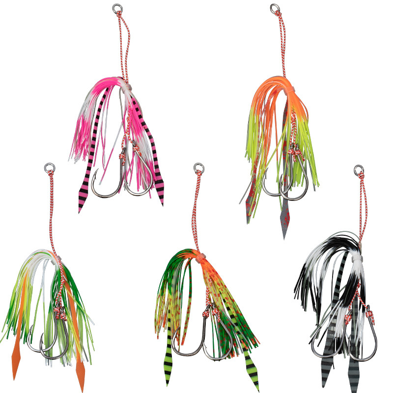 Hameçons Assist Owner MF-30P – Taille 2 (Pack De 5) – Pour Micro Jig Light