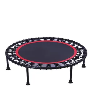 40 Inch Folding Mini Rebounder Trampoline Foldable Small Indoor Garden Fitness Trampoline With 220lbs Weight Limit Safety Pad 6