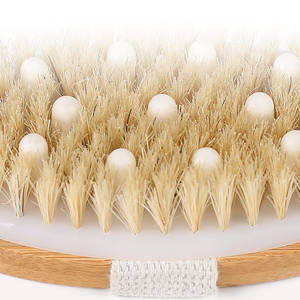 แปรงสำหรับเปียกหรือแห้งแปรง Gentle Exfoliating นุ่มนวลเรืองแสงผิวกำจัดของคุณเซลลูไลท์และผิวแห้งนวด Nod - Product Image 2