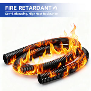 ท่อร้อยสายไฟฟ้าแบบยืดหยุ่น PA66 แบบลูกฟูก ผลิตตามสั่ง ขายส่ง พร้อมท่อป้องกันสายไฟไนลอน - Product Image 5