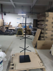 Kim loại hiện đại sắt Túi xách sàn kệ đứng bán lẻ Organizer Rack hiển thị cho túi lưu trữ - Product Image 3