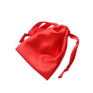 Sacs à cordon en tissu imitation soie pour figurines, cadeaux, cosmétiques, emballage, pochettes cadeaux en tissu imitation soie - Product Image 4