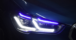 Fari LED Aftermarket JY per BMW X1 F48 F49 2016-<span class=keywords><strong>2019</strong></span> con Luci di Marcia e Indicatori di Direzione Sequenziali - Product Image 5
