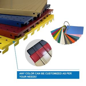 Expositor <span class=keywords><strong>de</strong></span> Metal con Panel Perforado, Estantería para Tiendas Minoristas, Expositor <span class=keywords><strong>de</strong></span> Panel Perforado Independiente - Product Image 6