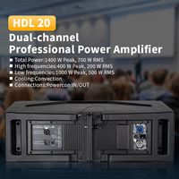Module d'amplification actif 2 voies HDL20 pour enceintes Line Array, amplificateur extérieur alimenté pour barres de sonorisation, événements en direct et scènes