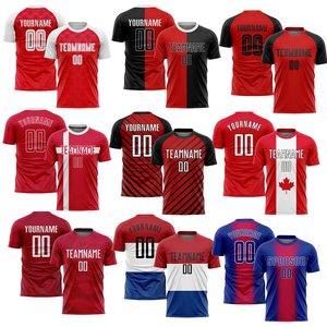 Uniforme de Fútbol Personalizado por Sublimación, Camisetas de Fútbol Retro, <span class=keywords><strong>Camiseta</strong></span> de Fútbol Juvenil - Product Image 1