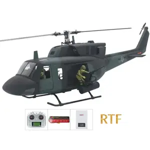 Fishrc罗班UH-1N贝尔212 500尺寸直升机比例牵引旋翼叶片全球定位系统，带H1飞行控制器RTF不飞翼