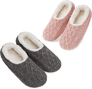 Calzini da <span class=keywords><strong>donna</strong></span> di alta qualità da <span class=keywords><strong>donna</strong></span> con pantofola da interni in maglia antiscivolo antiscivolo Sole pantofole - Product Image 6