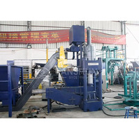 Machine à briqueter les copeaux métalliques utilisée pour comprimer la presse à balles de ferraille en cuivre, aluminium et laiton