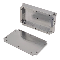 Boîtier de blindage CNC de précision en Al 6061 5052 plaqué or, argent, nickel, avec colle EMI, étanchéité étanche, anti-interférence pour PCB