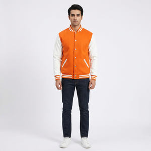 <b>Men's</b> Varsity <b>Jacket</b> Wool/Viscose Sleeve Breathable Front Logo Boys College High Quality Products Inflow - Product Image 1