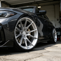 Jantes forgées de performance en argent de 18, 19 et 20 pouces pour BMW M3 M4 Tesla Model 3 Y Mustang S550 S650 5x112 5x114.3 Jantes divisées
