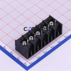 HB9500-9.5-5P Barrier Terminal Block Through hole Component (THT),P=9.5mm Connector Three Sides 9.5mm 1x5P Straight Pin - Product Image 2