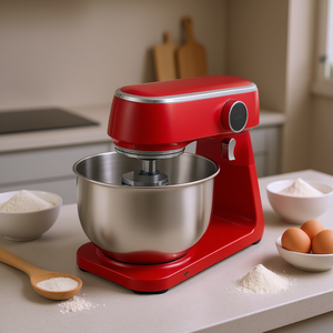 Robot pâtissier électrique 7,8 L avec bol en acier inoxydable, 10 vitesses, tête inclinable, pour pétrir et fouetter - Product Image 2