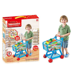 <span class=keywords><strong>Jouets</strong></span> d'imitation Jinming, ensembles de jeu de supermarché, <span class=keywords><strong>chariot</strong></span> de courses en plastique pour enfants - Product Image 4